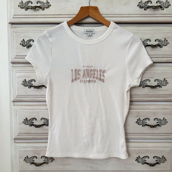 Los Angeles Ribbed Tee - Picture 1 of 4